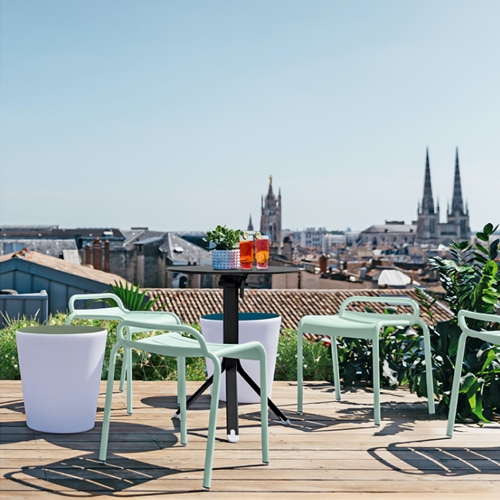 Mesa de pata central de exterior Rest